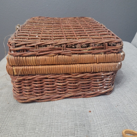 Picnic wicker basket&Accessories - Picture 5 of 10